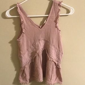 Ruffle tank top Aeropostale’s size XS